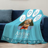 Personalized Pet Photo Blankets Custom Cat Dog Photo Blankets Pet Memorial Blanket Gift for Pet Lover