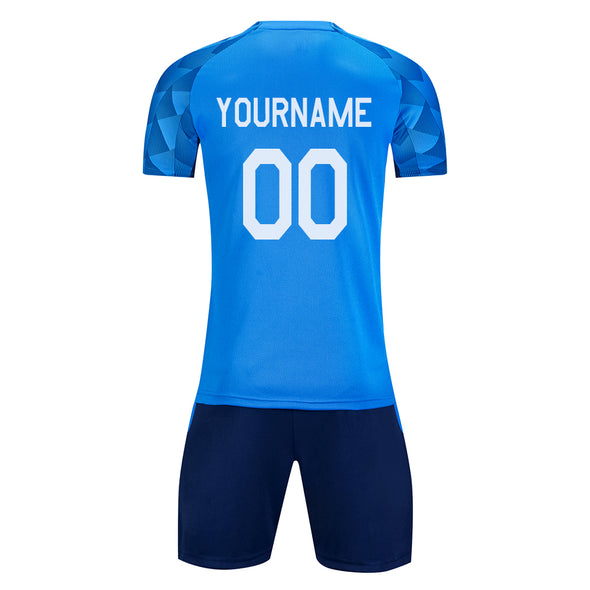 Personalized Soccer Jerseys for Men Women Kids Custom Soccer Shirt and Shorts with Name Number Logo