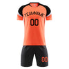 Personalized Soccer Uniform Set for Adult Kids Custom Soccer Shirt and Shorts with Name Number Logo