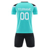 Personalized Soccer Uniform Set for Adult Kids Custom Soccer Shirt and Shorts with Name Number Logo