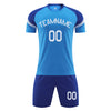 Personalized Soccer Uniform Set for Adult Kids Custom Soccer Shirt and Shorts with Name Number Logo