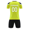 Personalized Soccer Uniform Set for Adult Kids Custom Soccer Shirt and Shorts with Name Number Logo