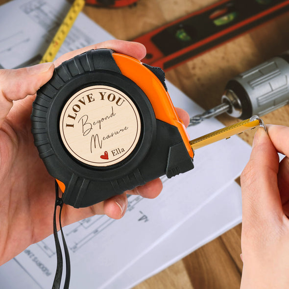 Personalized Tape Measure Gifts for Couple Tape Measure Retractable Tool Gifts for Fathers Day Birthday Christmas