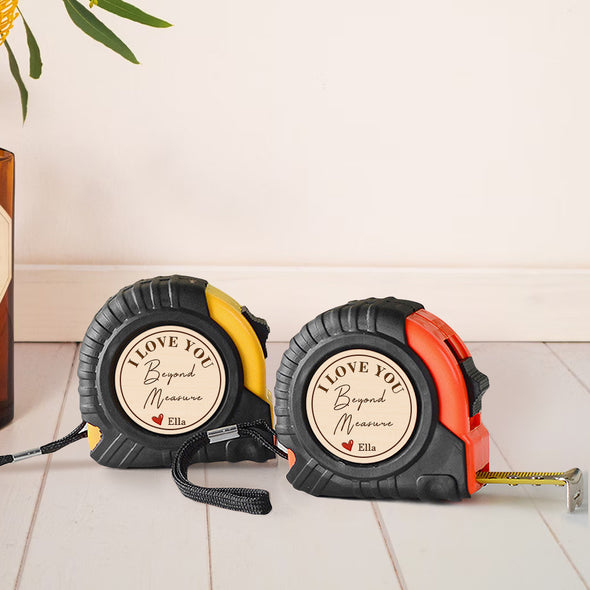 Personalized Tape Measure Gifts for Couple Tape Measure Retractable Tool Gifts for Fathers Day Birthday Christmas