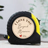 Personalized Tape Measure Gifts for Couple Tape Measure Retractable Tool Gifts for Fathers Day Birthday Christmas