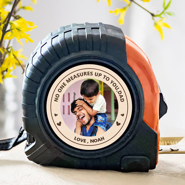 Fathers Day Gift Personalized Tape Measure with Picture Tool Gifts Woodworker Gifts Carpenter Gifts for Dad