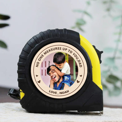 Fathers Day Gift Personalized Tape Measure with Picture Tool Gifts Woodworker Gifts Carpenter Gifts for Dad