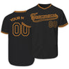 Custom Black Authentic Baseball Jerseys Customized Varsity Baseball Sports Uniform for Adult Kids