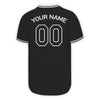 Custom Black Authentic Baseball Jerseys Personalized Varsity Baseball Sports Uniform for Adult Kids