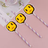 Custom Logo Straws Personalized Company Straws Business Branding Straws Custom Face Drinking Straws