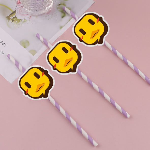 Custom Logo Straws Personalized Company Straws Business Branding Straws Custom Face Drinking Straws