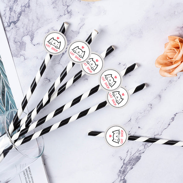Custom Logo Straws Personalized Company Straws Business Branding Straws Custom Face Drinking Straws
