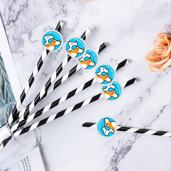 Custom Logo Straws Personalized Company Straws Business Branding Straws Custom Face Drinking Straws