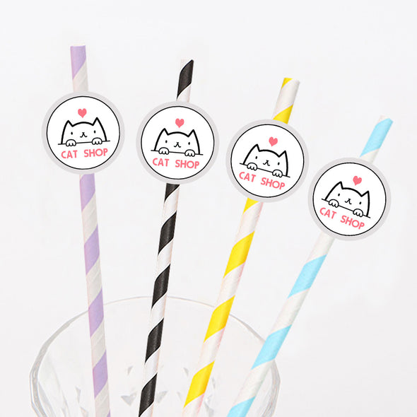 Custom Logo Straws Personalized Company Straws Business Branding Straws Custom Face Drinking Straws