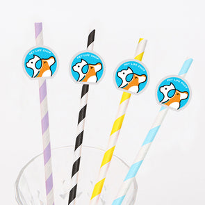 Custom Logo Straws Personalized Company Straws Business Branding Straws Custom Drinking Straws