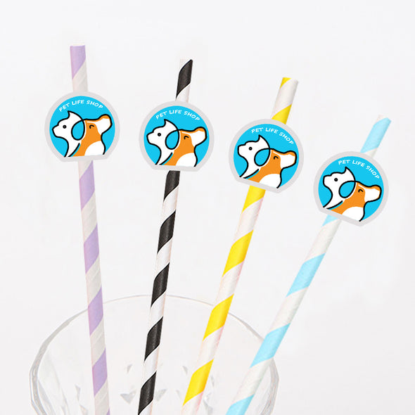 Custom Logo Straws Personalized Company Straws Business Branding Straws Custom Face Drinking Straws
