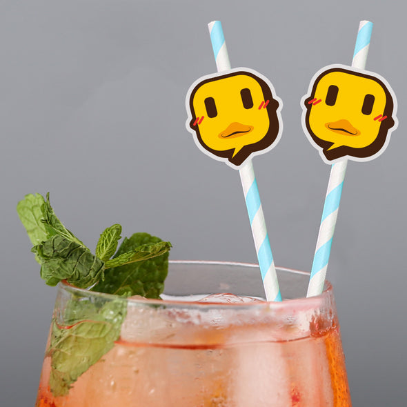Custom Logo Straws Personalized Company Straws Business Branding Straws Custom Face Drinking Straws