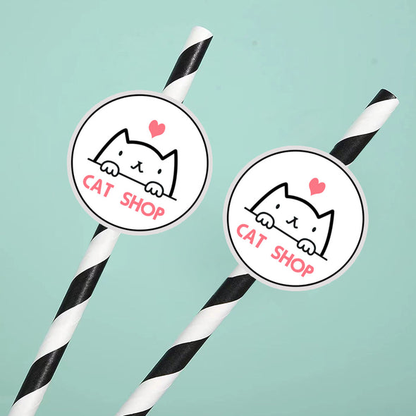 Custom Logo Straws Personalized Company Straws Business Branding Straws Custom Face Drinking Straws