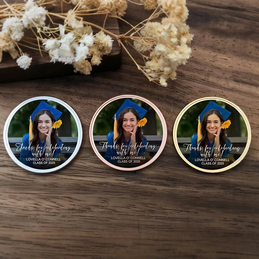 Program Completion Graduation Coin Personalized Graduation Coin Class of 2026 Keepsake Custom Achievement ...