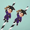 Personalized Graduation face straws Graduation Face Straw Custom Drink straws for Graduation Party