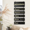 Custom Wooden Name Sign Personalized Grandkids Hanging Sign Custom Family Name Sign