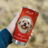 Personazed Dog Loss Memorial Gift Custom Pet Memorial Tumblers Cup Fathers Day Gift