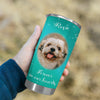 Personazed Dog Loss Memorial Gift Custom Pet Memorial Tumblers Cup Gift for Pet Lover