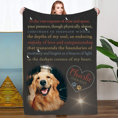 Pet Loss Blanket Custom Pet Memorial Blanket Pet Loss Gift Custom Pet Blanket