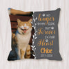 Dog Pillow Cat Pillow Custom Pet Memorial Pillow with Name Custom Pet Pillow Decorative Cushion Cover