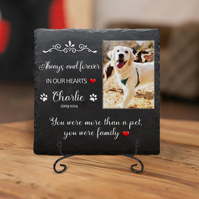 Custom Pet Memorial Stone Dog Memorial Gifts for Loss of Dog Pet Loss Gifts Pet Loss Photo Garden Stone