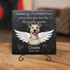 Pet Memorial Stone with Photo Pet Loss Gifts Cat Headstone Sympathy Gifts For Pet Owners