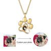 Personalized Pet Photo Projection Necklace Custom Pet Photo Necklace with Picture Inside