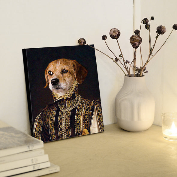 Custom Pet Photo Canvas Wall Art Pet Portrait Canvas for Living Room Decor