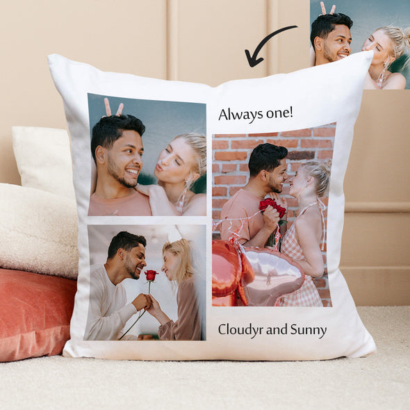 Photo Throw Pillows Decorative Cushion Custom Pillow Custom Throw Pillow Family Photo Collage Pillow