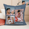 Photo Throw Pillows Decorative Cushion Custom Pillow Custom Throw Pillow Family Photo Collage Pillow