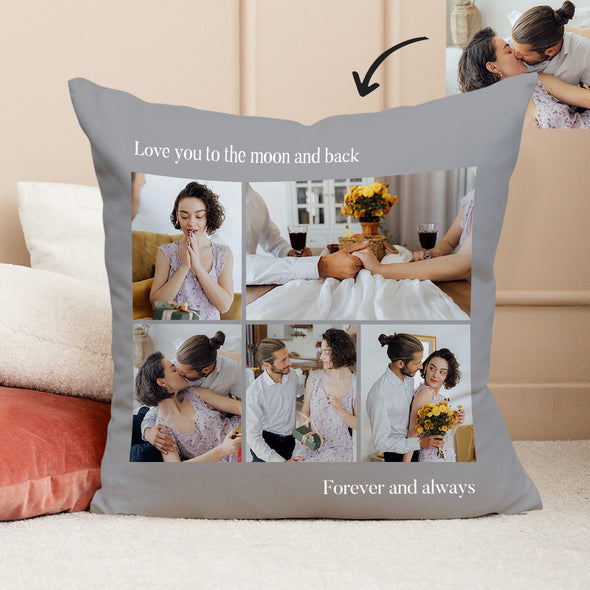 Photo Throw Pillows Decorative Cushion Custom Pillow Custom Throw Pillow Family Photo Collage Pillow