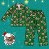 Custom Christmas Pajamas Cat Dog Pajamas Pet Photo Pajamas Home Sleepwear Christmas Gift