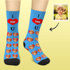 I Love Dad Socks Custom Face Socks Custom socks for Dad Fathers Day Gift