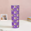 Custom 20oz Pet Face Tumbler Cup Custom Dog Cat Photo Coffee Tumblers Custom 20oz Skinny Stainless Steel Tumblers