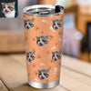 Christmas Gift for Cat Mom Custom Tumbler Cup 20OZ Pet Photo Travel Tumblers Coffee Cup