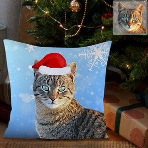 Personalized Christmas Pillow Pillowcase Decorative Cushion Cover Custom Decorative Throw Pillows