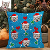 Custom Pet Pillow Decorative Cushion Cover Christmas Pillow Throw Pillows Christmas Gift