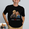 Adult Custom Photo T shirt Custom Short Sleeve Shirt with Photo and Text Picture Printed on T Shirt