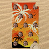 Custom Summer Beach Towel for Beach Pool Party Custom Bath Towel with Picture Gift For Couples