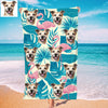 Custom Beach Towel for Beach Pool Party Custom Summer Bath Towel with Picture Gift For Friend