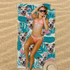 Custom Beach Towel With Picture for Beach Pool Party Personalized Summer Bath Towel Gift For Girlfriend