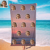 Custom Beach Towel for Beach Pool Party Custom Summer Bath Towel with Picture Gift For Friend