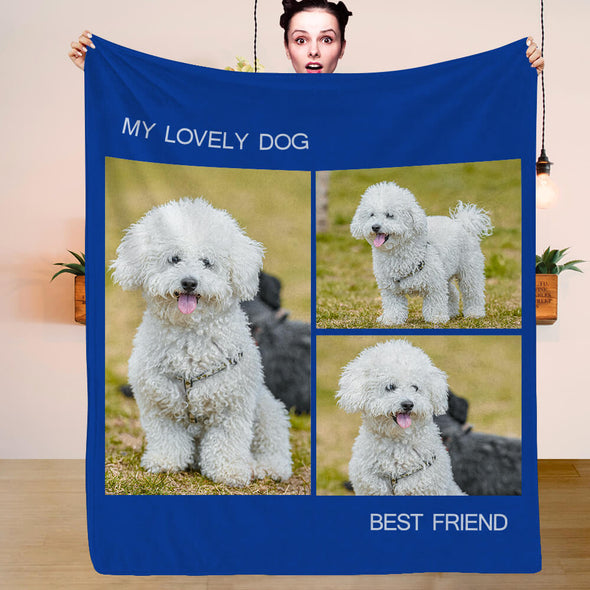 Christmas Blanket Personalized Photo Blankets Fleece Throw Blanket Custom Blankets with Pictures