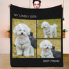 Christmas Blanket Personalized Photo Blankets Fleece Throw Blanket Custom Blankets with Pictures