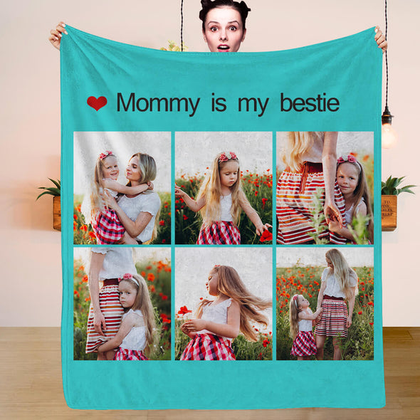 Christmas Blanket Personalized Photo Blankets Fleece Throw Blanket Custom Blankets with Pictures